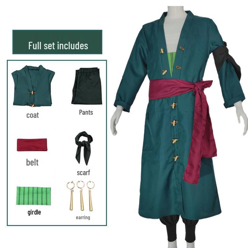 One Piece Zoro Juro Yukata Kimono Cosplay Costume