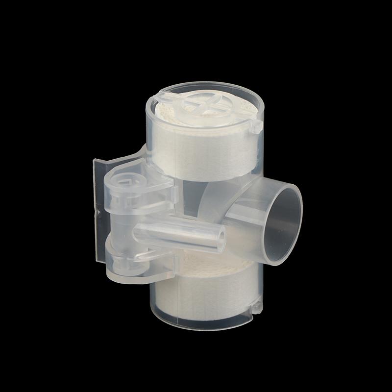 1/2/3/4 Pcs Medical Disposable Artificial Nose With Oxygen Input Port Humidification Tracheostomy Vent Heat Moisture Exchangers