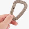 Tactically Carabiner Keychain D Rings Spring Snap Gear Clip Utility Hooks Backpack Hanging Buckle for Outdoor Travelling