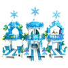 504pcs Dream City Ice Princess Castle Building Blocks Street View Girls Series Gifts House Bricks Assembled Toys Kid