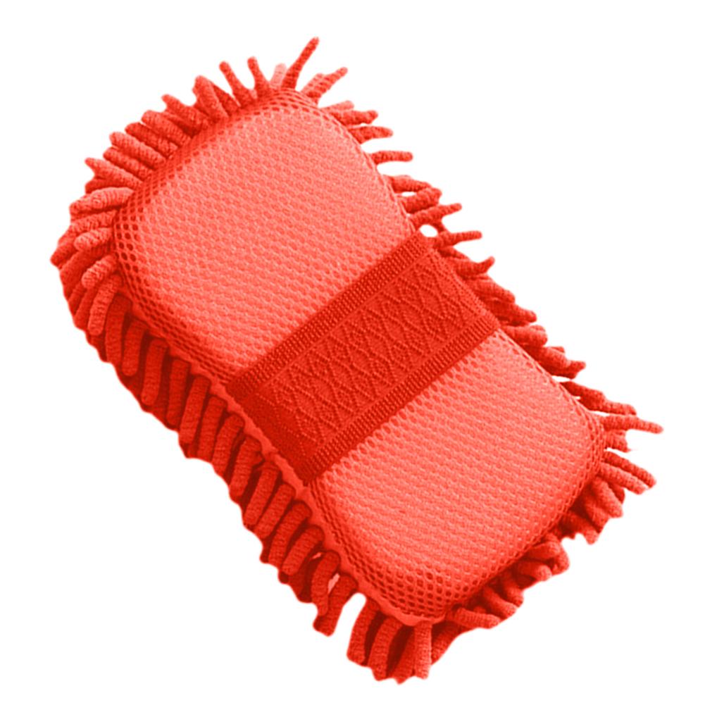 Car Cleaning Sponge Car Wash Glove Microfiber Chenille Washing Detailing Brush Pad Multifunction Cleaning Tool Accessories