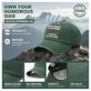 [Vintage Baseballkappe] Unisex "Hello Darkness" Aufdruck Polyester Verstellbar Weicher Stoff Gebogener Schirm Lässig Tägliche Kleidung Baseballmütze - Dad Hat