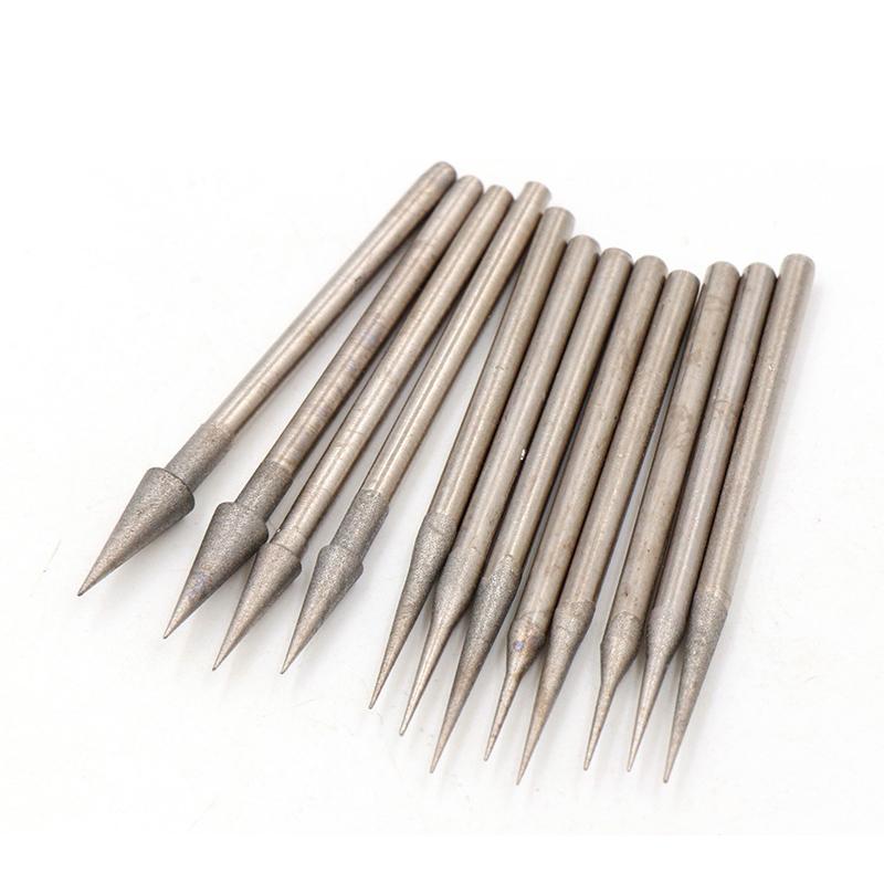 10 stk 0,6 mm-4 mm diamantslipepunkt 2,35 mm skaft for glassstein jade