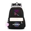 Anime Cute K-Pop Printed Large Capacity Waterproof Backpack for Teenger Student Girl Boy Schoolbag Bookbag Kid Gift Women Travel Bag Mochila