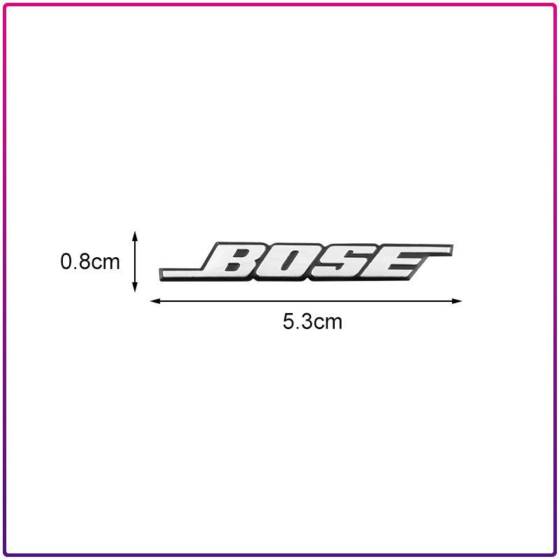 Auto Aluminium 3D Metall Pin BOSE Hi-Fi Lautsprecher Audio Stereo Beschriftung Dekorieren Aufkleber Abzeichen Emblem Abziehbilder Auto Styling