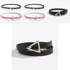 Y2k Ladies Triangular Buckle Laser Laser Dot Belt With Magnetic Closure For Trendy Looks