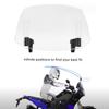 Motorcycle Adjustable Windscreen Spoiler Air Deflector Wind Protection Universal