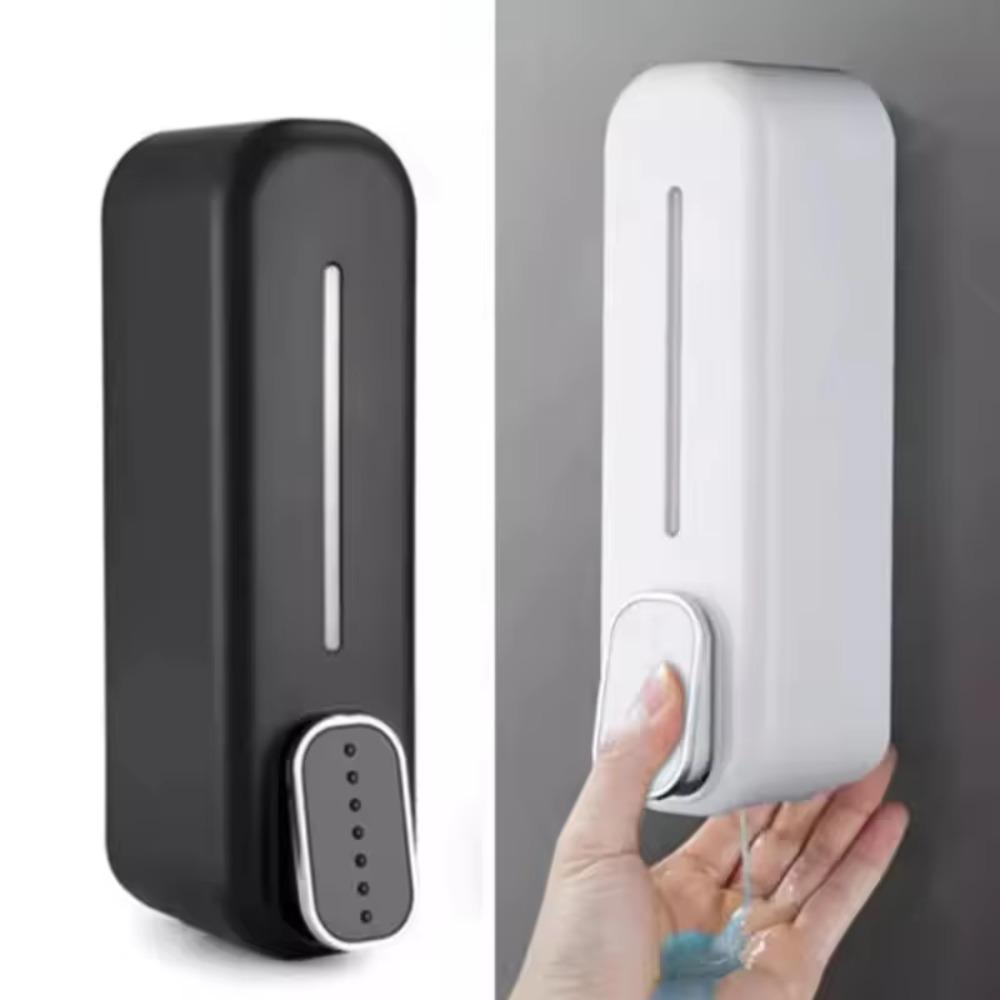 Hygienic Wall Mount Soap Dispenser Plastic Hand Soap Dispenser Shower Gel Dispenser  Bathroom Use