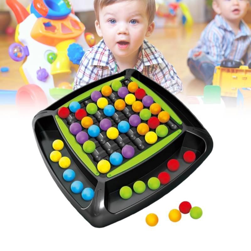 Buntes Kinderrätselspiel zur Stressbewältigung und für interaktiven Spaß auf Partys