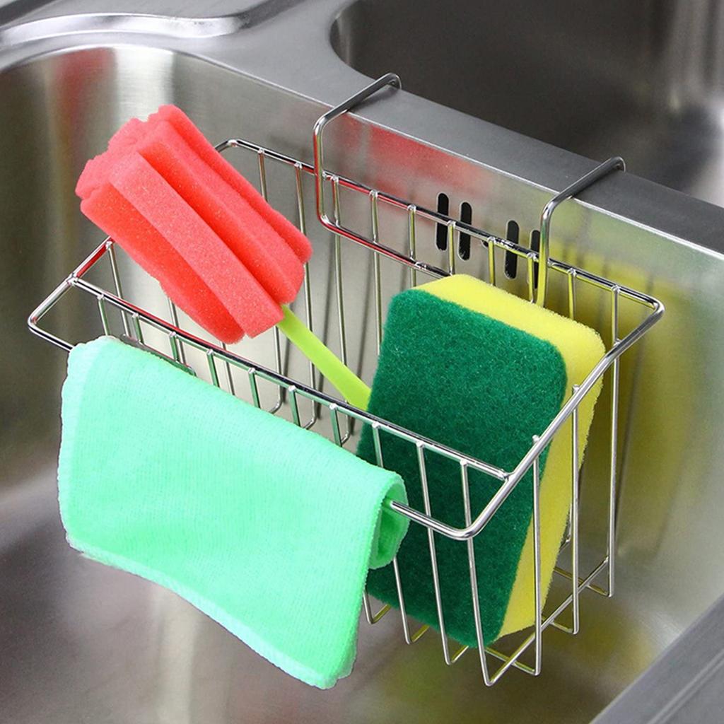 SUS 304 Stainless Steel Kitchen Shelf Dishwashing Liquid Hanging Basket