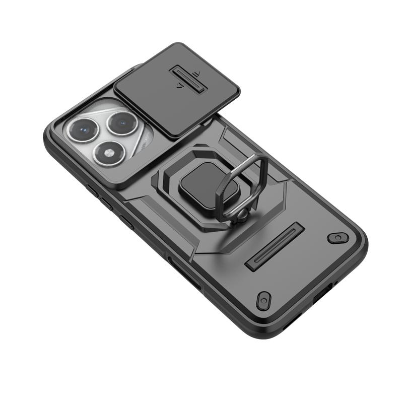 Shockproof Case For Honor 400 Lite Case For Honor 400 Lite Ring Holder Magnetic Back Cover For Honor 400 Lite Push Window Case