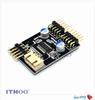 USB 2.0 Motherboard Hub: 9-Pin to Dual 9-Pin Expansion Adapter