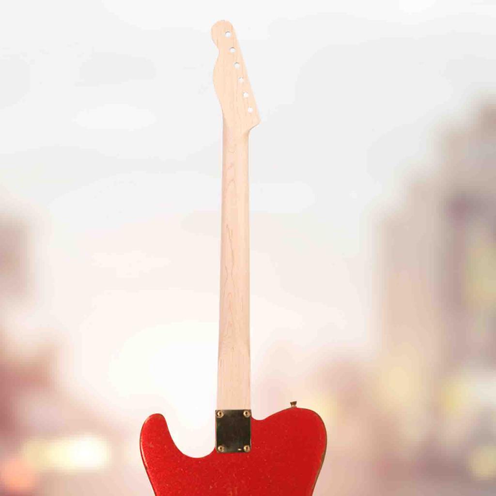 22 Skirsniai Juodi Žymėjimo Taškai Klevinis Elektrinės Gitaros Kaklas TL Stiliaus Gitaroms(be Postmedial linijos)