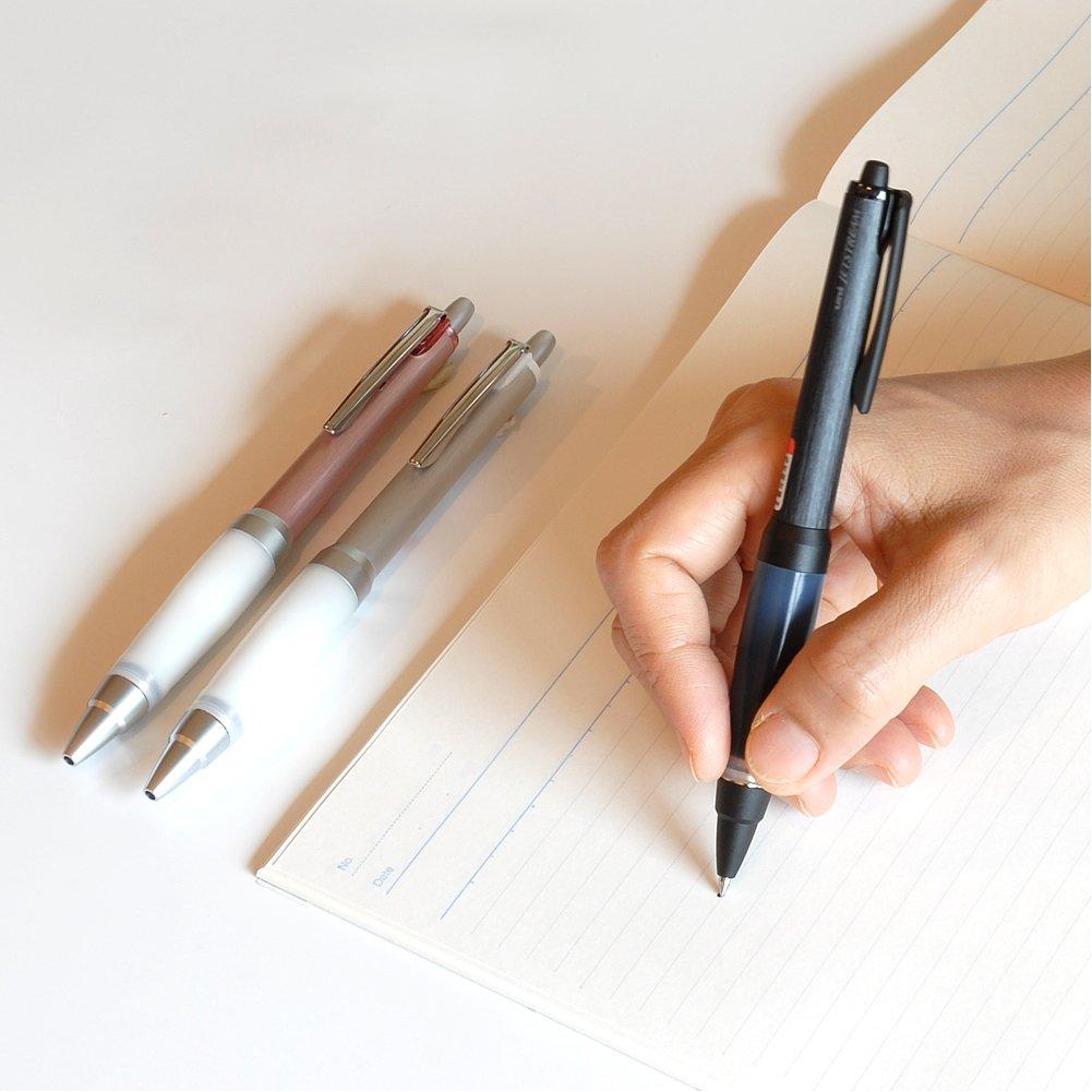 Kuličkové pero Mitsubishi Uni Jetstream Alpha Gel černé 0,7 mm - Hladké psaní, Snadný úchop