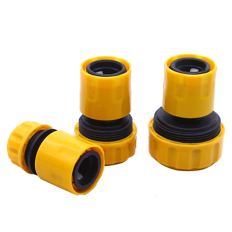 Leak-Proof Plastic Quick Connector for 1-Inch Water Pipes and Car Wash Water Guns