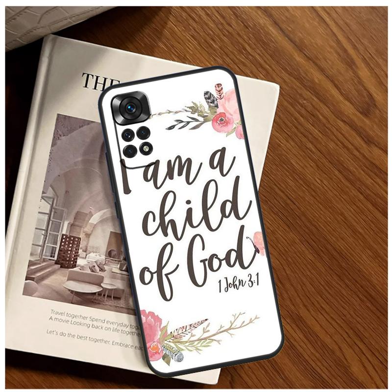 Bible Verse Quotes Case For Xiaomi Redmi Note 11 10 9 12 13 14 Pro 11S 12S Cover For Redmi 15 C 10C 13C 12C 14C