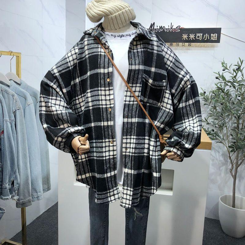 Plaid Shirt for Women Loose Long Sleeve Women's Shirt Jacket All Match Casual Coat 2026