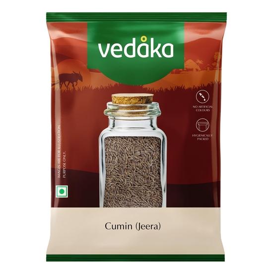 

Amazon Brand - Vedaka Cumin (Safed Zeera) whole | Natural Spice | No added colours | No added preservatives | 500 g 500gm