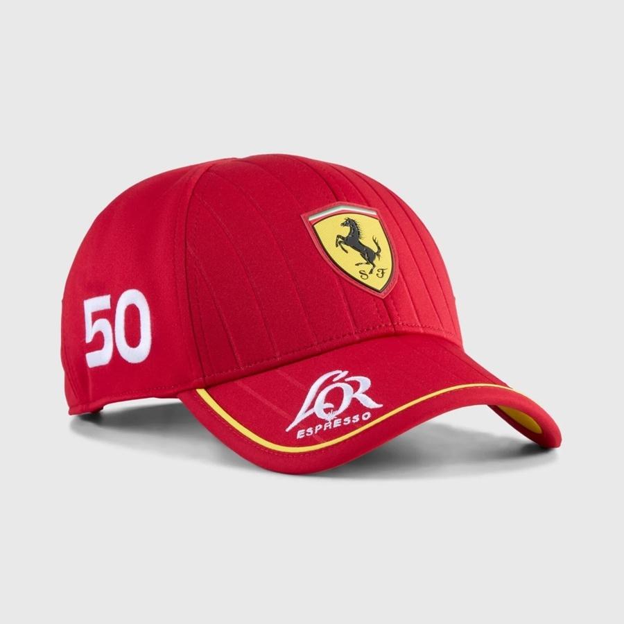 Car Duck Tongue Cap For Ferrari Hats New Racing F1 Monaco SF-25 Charles Leclerc 16 Baseball Cap Adjustable Casual Sunshade Hat