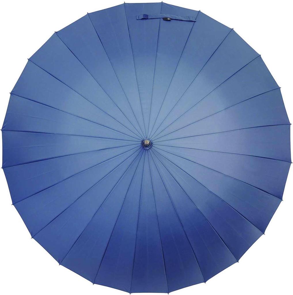 Santos Japanese Takumi 24 Navy Blue Men's Umbrella, Style, Ribs, (Open Diameter Approx. 120cm) JK-145-01
