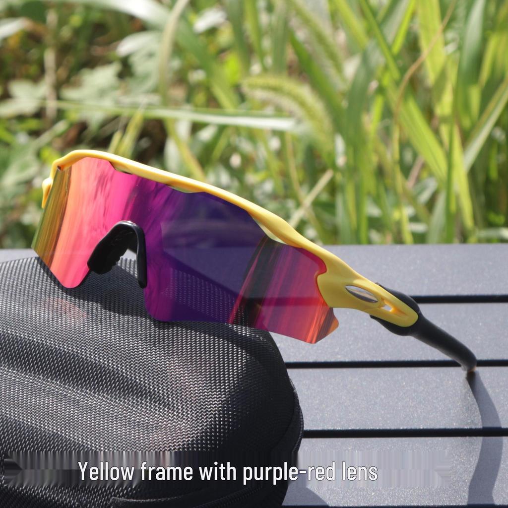 Cross-Border E-commerce TR90 Colorful Cycling Sunglasses for Outdoor Sports, Prescription-Compatible.