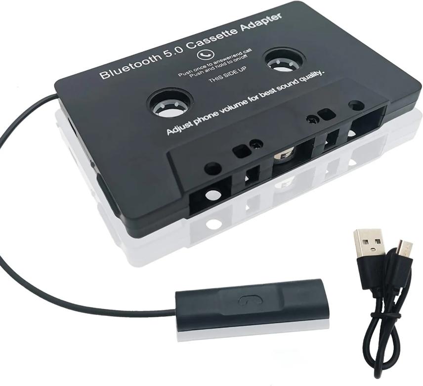 New Arrival for Bluetooth 5.0 Car Player Cassette Adapter MP3 Blank Audio Tapes Made of Durable Plastic
