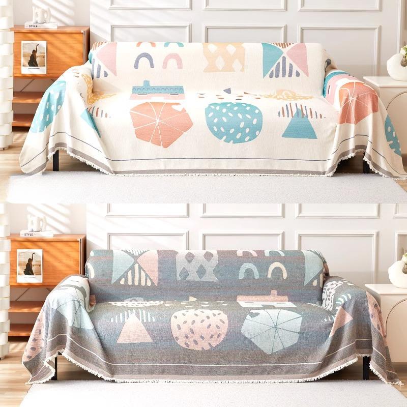 Cartoon Cute Sofa Cover Cloth Four Seasons Universal Chenille Sofa Cushion Cloth Universal Sofa Cover Slipcover