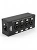 RJ45 Ethernet Audio Extender: 4-Way XLR Male to Female Cable Extension