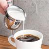 Dzbanek do spieniania mleka do kawy dzbanek do espresso ze stali nierdzewnej dzbanki uncja miarka z dziobkiem do nalewania naczynia do kawy