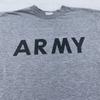 Vtg US Army Gray Physical Fitness T-Shirt Small Uniform PT Tee Military Training