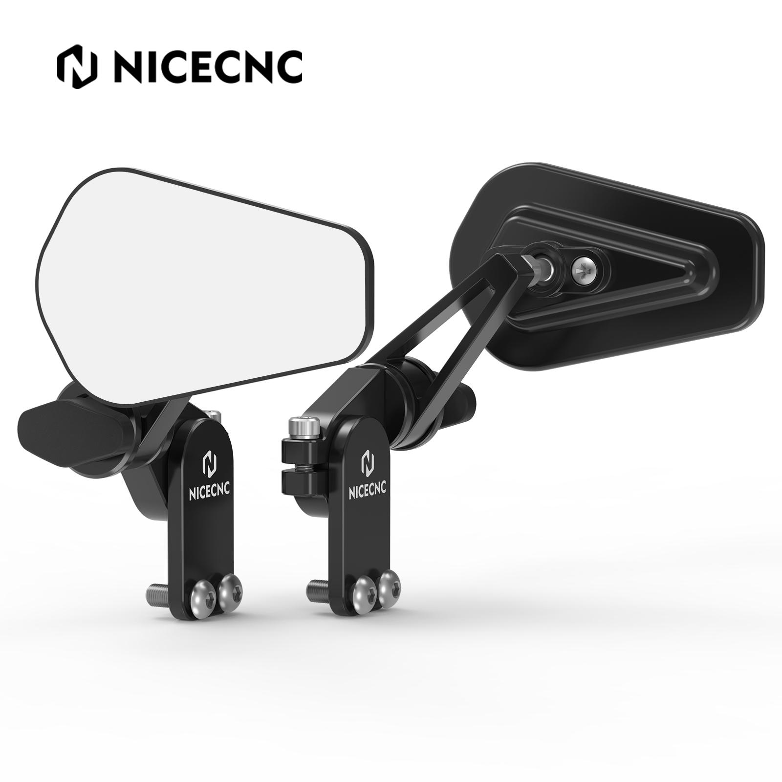 Universal Motorcycle Quick Flip Mirrors for KTM Husqvarna Honda Suzuki Yamaha GasGas Beta Sherco Side Mirrors Handguard Mirrors