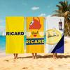 R-ricard-D LOGO Serviette Plage Séchage Rapide Douce Serviettes Piscine Cadeau pour Voyage Salle de Sport Douche Camping sports
