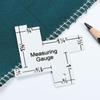 Accessories Precision Seam Template Sewing Ruler Tailor Ruler Measuring Gauge Patchwork Quilting