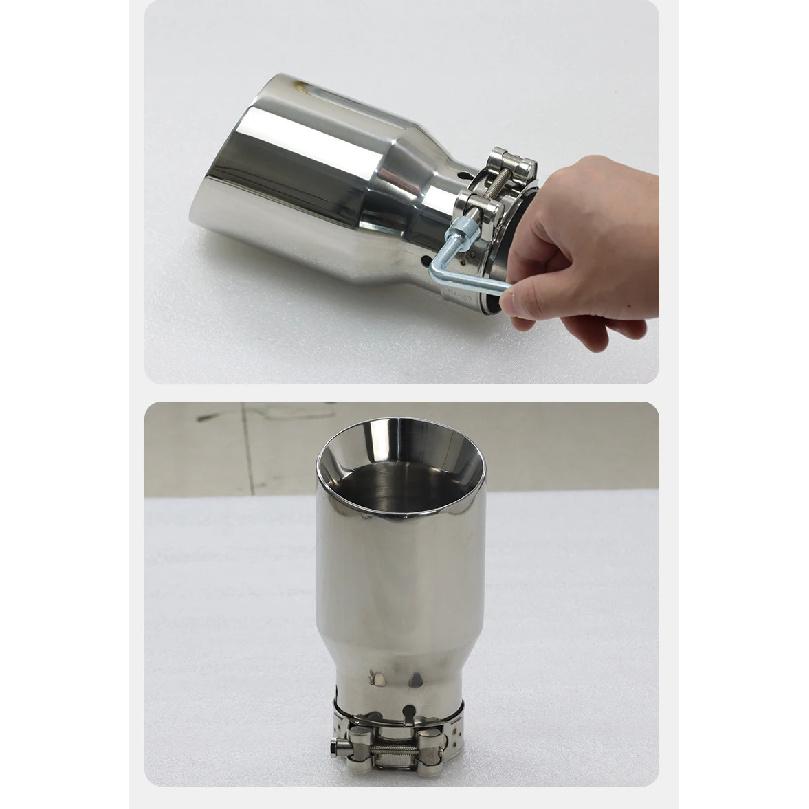Exhaust Racing Exhaust Tip Stainless Steel Universal tail pipe decoration nozzles stainless Muffler Tail Tips Modify