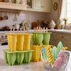 Sanxin 6-Spiral Silicone Mold for Homemade Ice Cream Popsicles