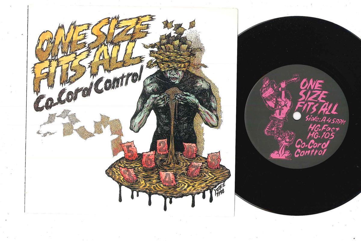 

7inch Record ONE SIZE FITS ALL - Co Cord Control HG105 HG FACT 1999 Japan Japanese Pop/Rock Used