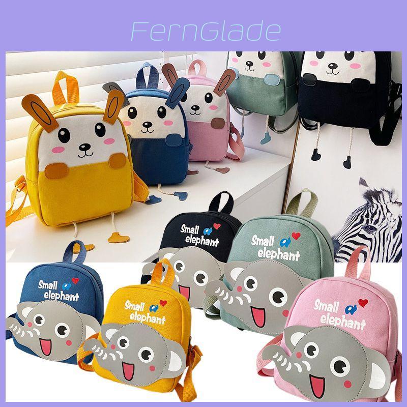 Zainetto Adorabile con Animali Cartoni Animati per Bambini in Comodo Materiale di Tela