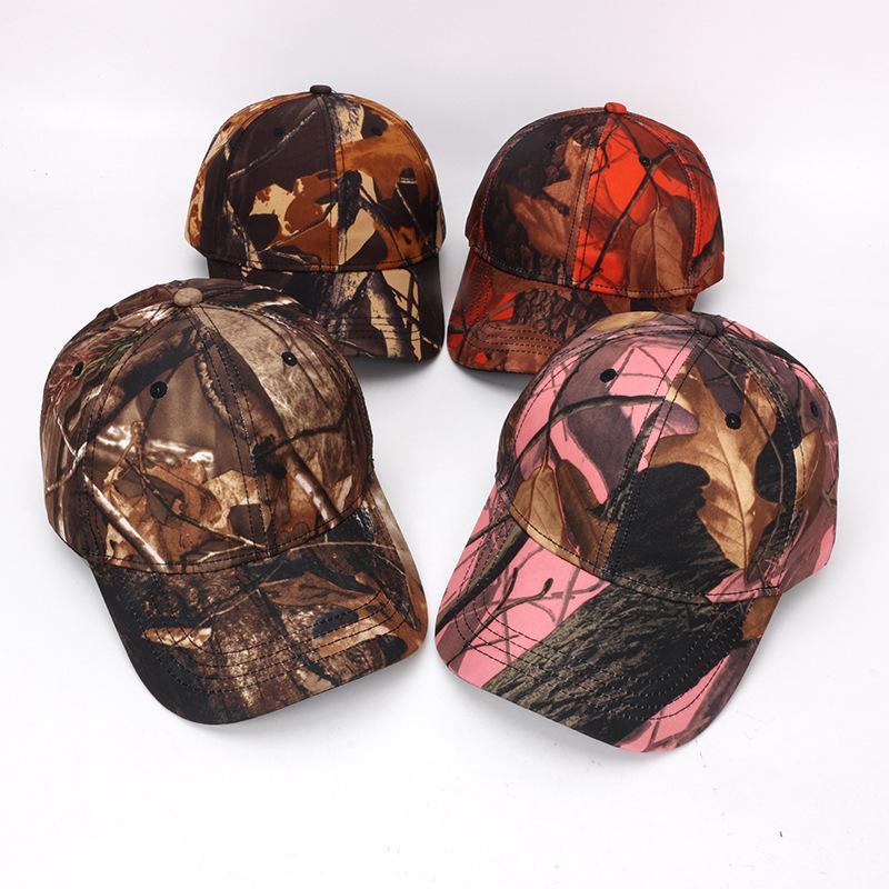 Custom Logo Hiking Hats Leaf Camouflage Baseball Cap For Women And Men Picture Diy Print Embroidery Outdoors Hip Hop Fishing Hat