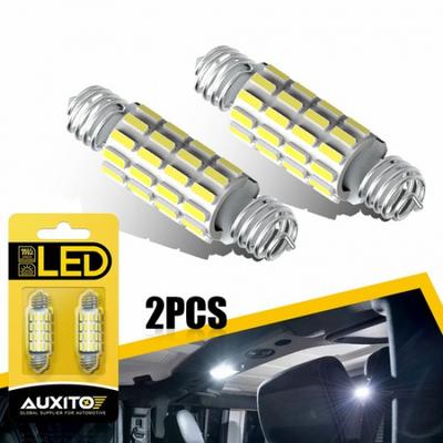AUXITO LED Interior Door Map License Plate Light Double-Pointed 39mm-42mm EOOH
