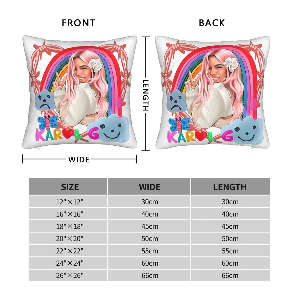 Manana Sera Bonito Karol G Music Pillowcase Printing Polyester Cushion Cover Decor Pillow Case Cover Bedroom Drop Shipping