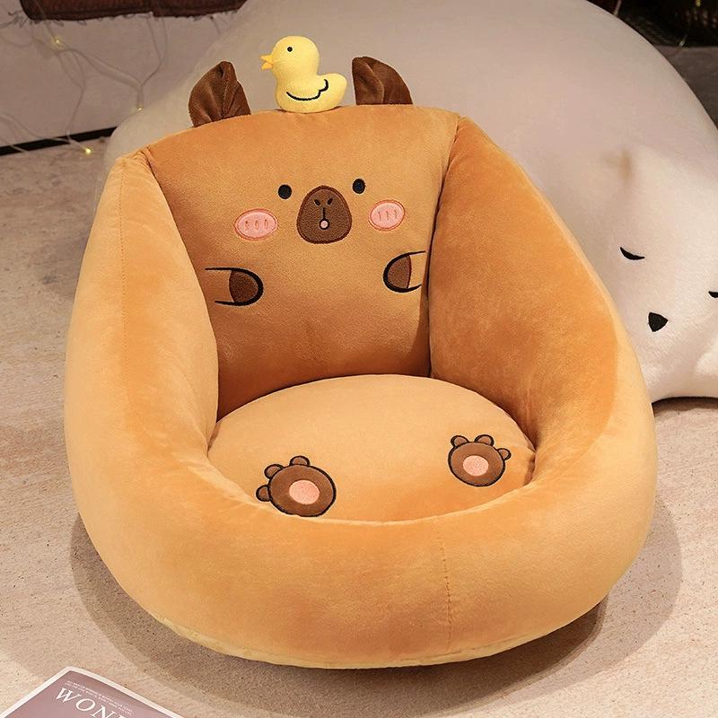Capybara Kapibara Eisseide Nickerchenkissen Jungen und Mädchen Büro Kissen Nickerchen Artefakt Plüschkissen