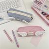Cute Sweet Angel Wings Star Pencil Case Large-Capacity Student Stationery Storage Bag Portable  Girly Cosmetic Bag Gifts