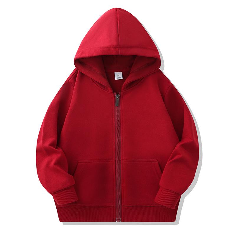 Children's Zipper Hoodie Jacket - Boys & Girls Casual Sports Top for Spring and Autumn