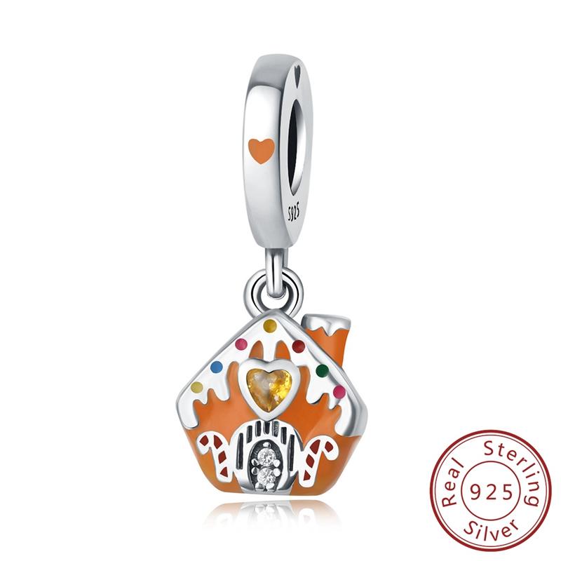 New 925 Silver Christmas Series Charm Beads For Bracelet Pendant Charm Women DIY Christmas Gift