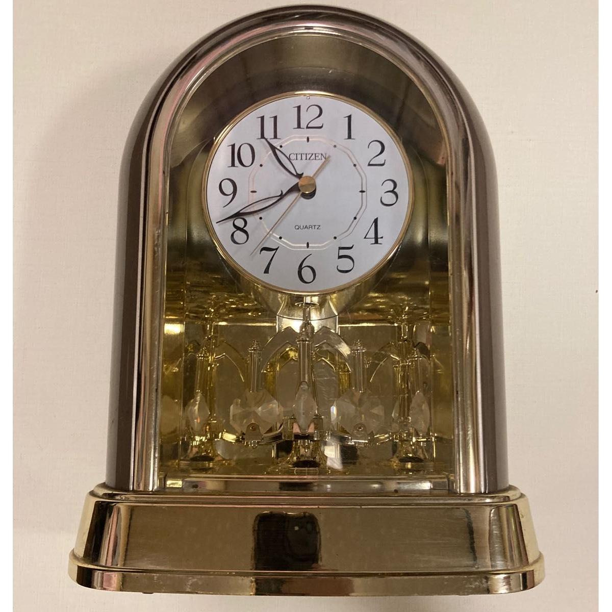 CITIZEN Citizen Gold Table Clock Junk
