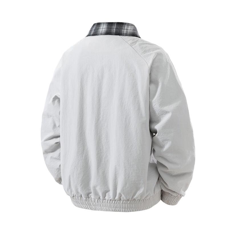 Wassup Sohot Men's Faux Layered Color-Block Bomber Jacket