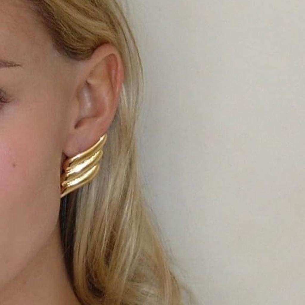 Chic Geometric Earrings Chic Diamond Shaped Ear Accessory Individualized Ear Studs Earrings Adornment for Fashion Lovers