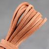 Corda Sottile Piatta in Vera Pelle di Mucca Scamosciata, 5 Metri, 3x2mm, Filo per Braccialetti Fai-da-te, Collane, Corda per Appendere, Cordino Decorativo, Accessori