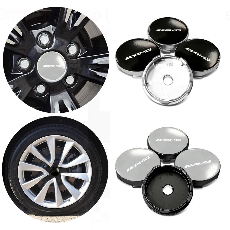 Car Wheel Center Hub Caps Sticker Auto Emblem Wheel Center Cap For AMG Mercedes Benz GLC GLE GLK W190 W201 C180 C200 W203 W204 CL1