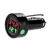 CS-302 2 In 1 Digital Voltmeter Thermometer for Car 12V 24V Volt Meter Cigarette Lighter Style Battery Monitor Voltage Meter